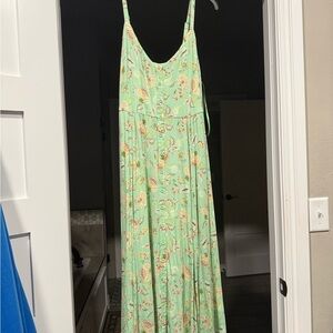 Torrid Mint Green Floral Maxi Dress